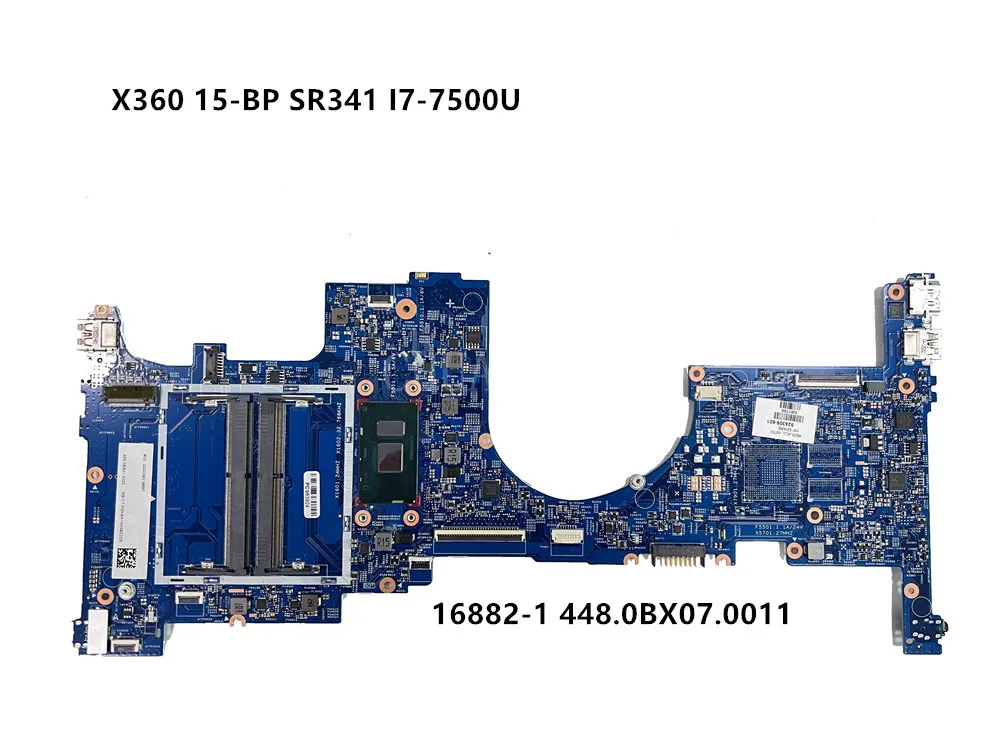 For HP Envy X360 15m-bp Series laptop motherboard 16882-1 448.0BX07.0011 924309-601 i7-7500u DDR4 UMA integrated