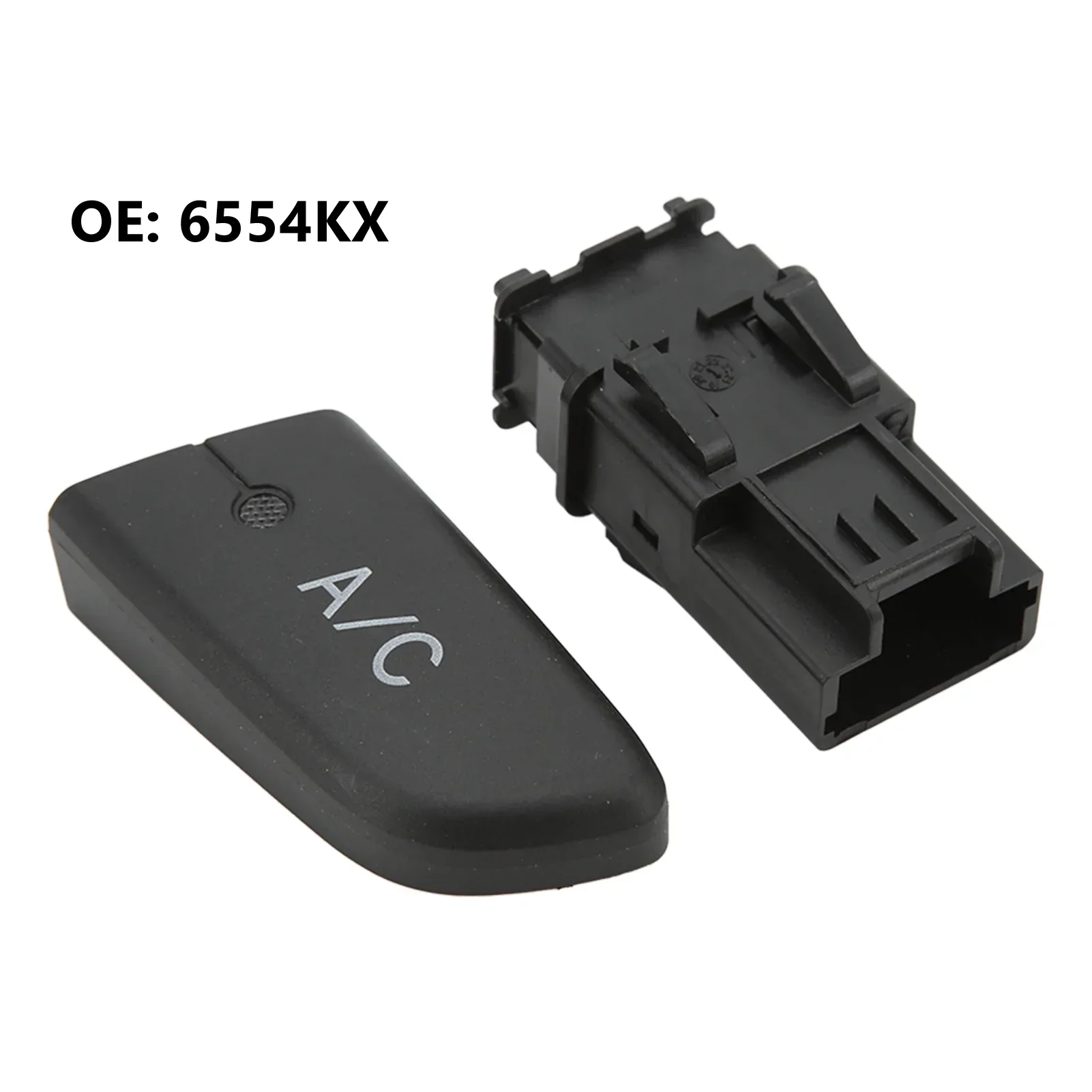 Air Conditioning AC Switch Push Button With Cap 6554KX Replacement For Citroen C1 Peugeot 107