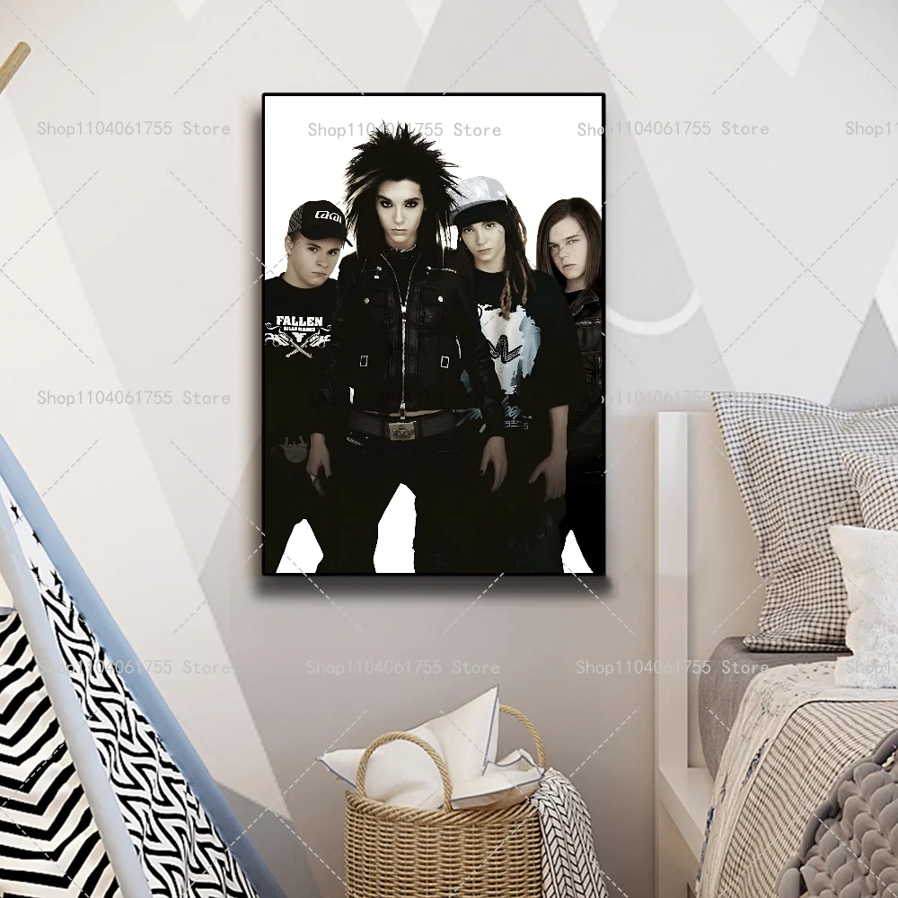 ملصق فندق توكيو من معدن روك باند ، فن ذاتي اللصق ، مقاوم للماء ، ملصق ورقي ، قهوة ، منزل ، بار ، غرفة ، ديكور جداري #6