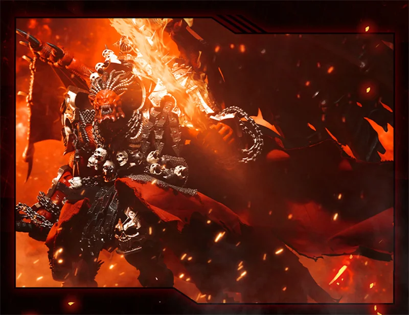 【Only Cloak】JOYTOY ウォーハンマー40K 1/18スケール ワールドイーターズ アングロン デーモン プリマーチ オブ カーン 布製マント スカート アクセサリー モデル