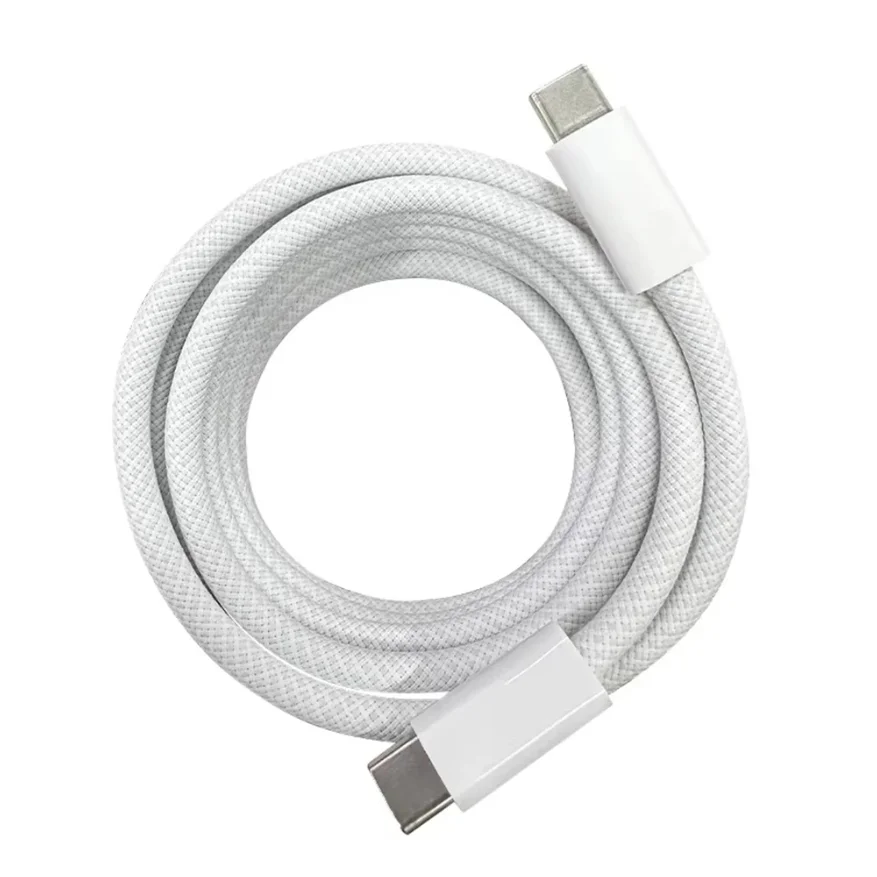 Cable USB tipo C a C de carga rápida para Apple iPhone 15 16 Pro Max iPad 60W Cable cargador de datos Original adaptador USBC de 1M 2M de largo