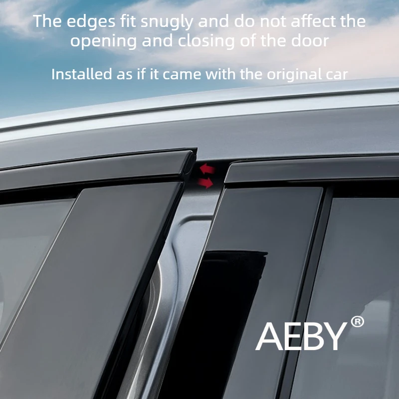 

For BYD ATTO 3 2024-2025 Black Window Trim Molding,Anti Scratch Window Trim Protector,Exterior Decoration Strip,Accessories