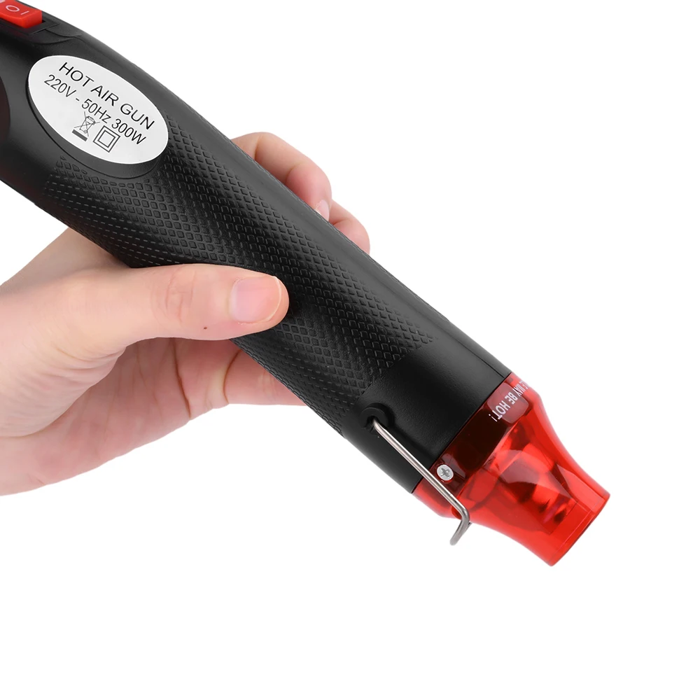 220V 300W Heat Gun Hot Air Electrical Power Mini Gun Blower Handheld with Heat Shrink Butt for DIY Soldering Craft Tools