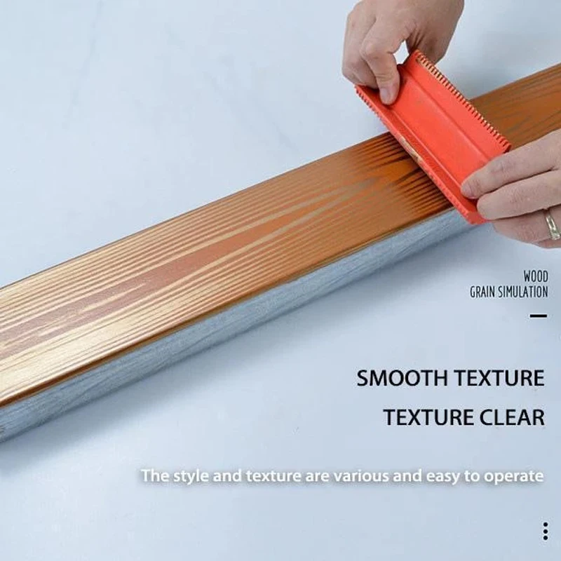 Rubber Paint Roller Imitation Wood Graining Pattern Wall Texture Art DIY Rubber Wood Grain Painting Tool Home Decoration