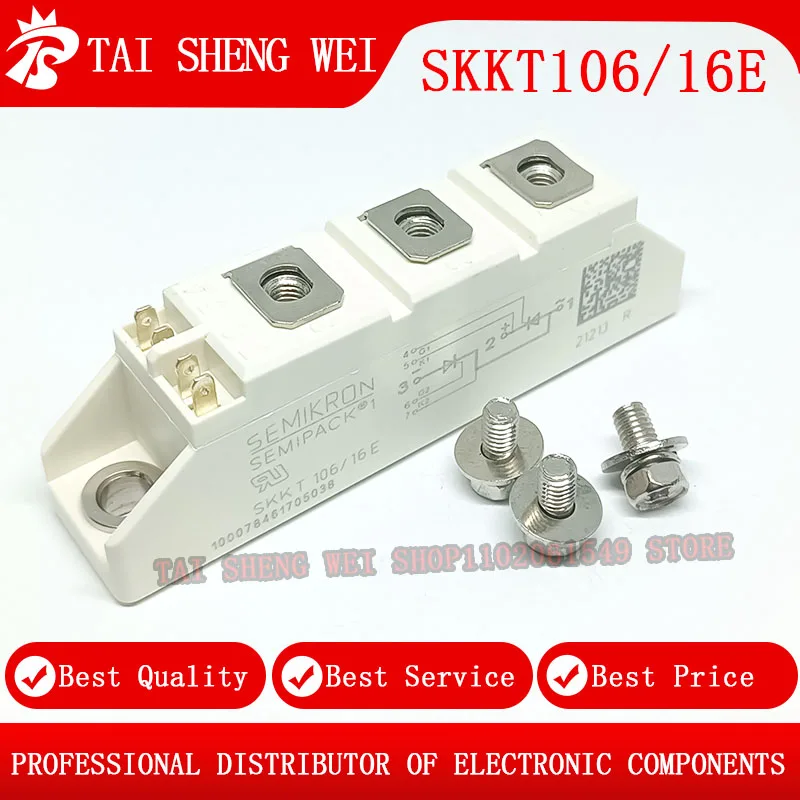 SKKT106/16E MODULE 106A 1600V IGBT 1.6KV SKKT 106/16E SKKT106-16E SKKT106 New Original