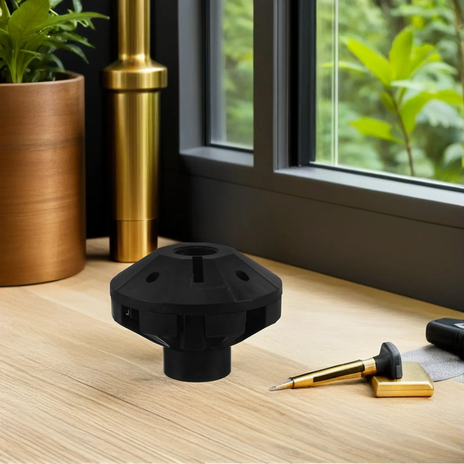 Patio Umbrella Hub Replacement ABS Weather Resistant Umbrella Plate for Strong Wind Stability Easy Install Beach Pool Garden