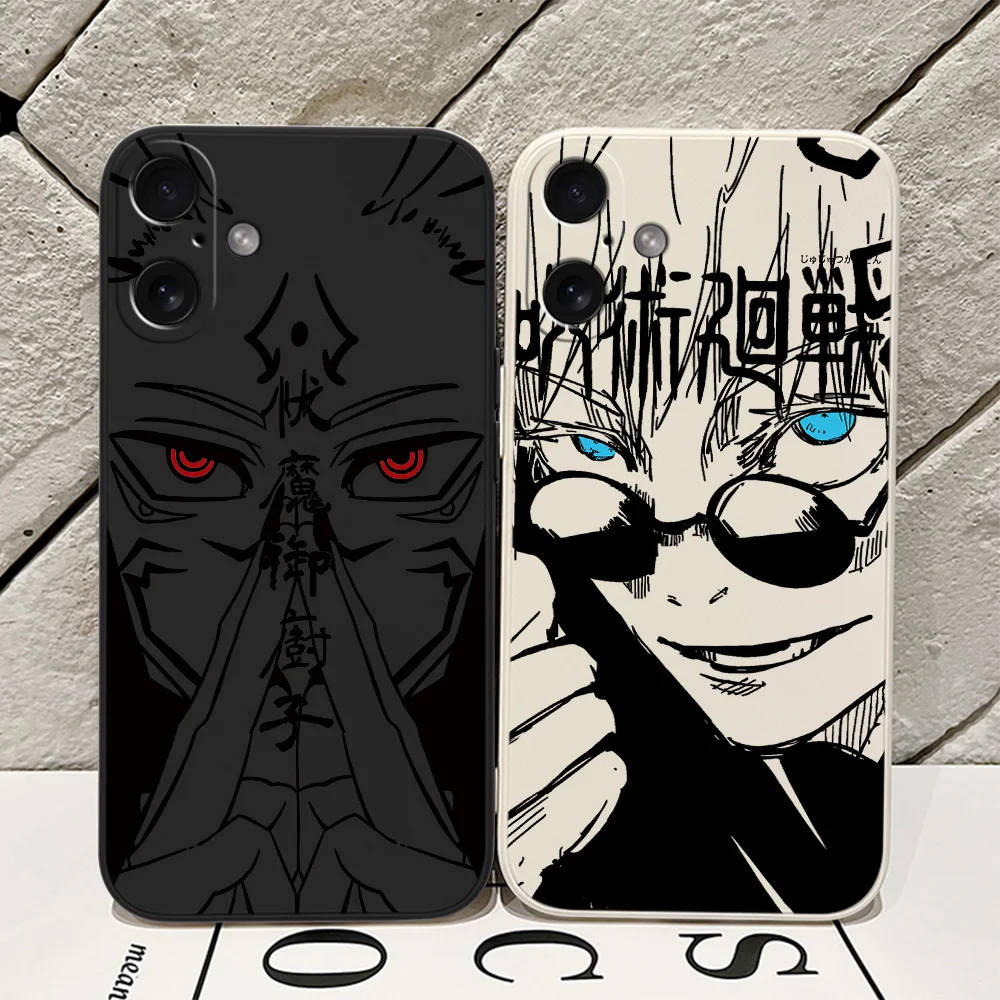 Anime Jujutsu Kaisen Phone Case For Xiaomi Redmi 14C K60 13C 12 10 A1 A2 10C 12C K40 9 9T 9A 8 K30 4G 5G Back Cover