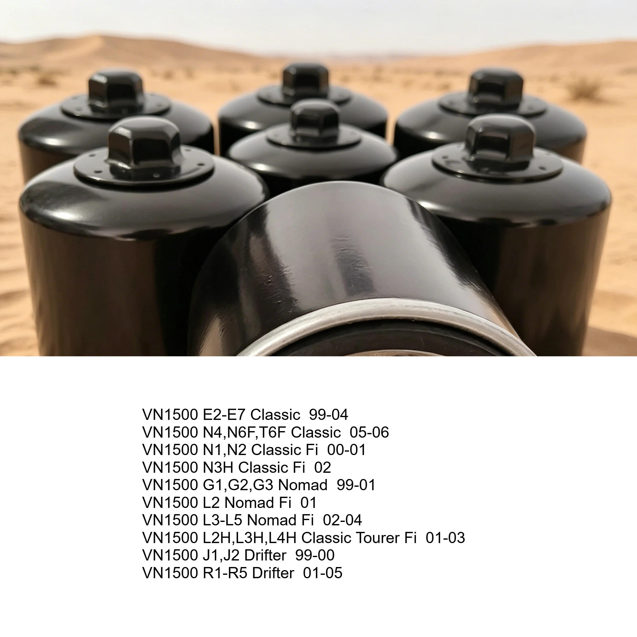 

1pc/2/4pc Oil Filter For Kawasaki VN1500 VN1500E VN1500G Nomad VN1500N VN1500L Classic Tourer Fi VN1500R VN1500J Drifter VN 1500