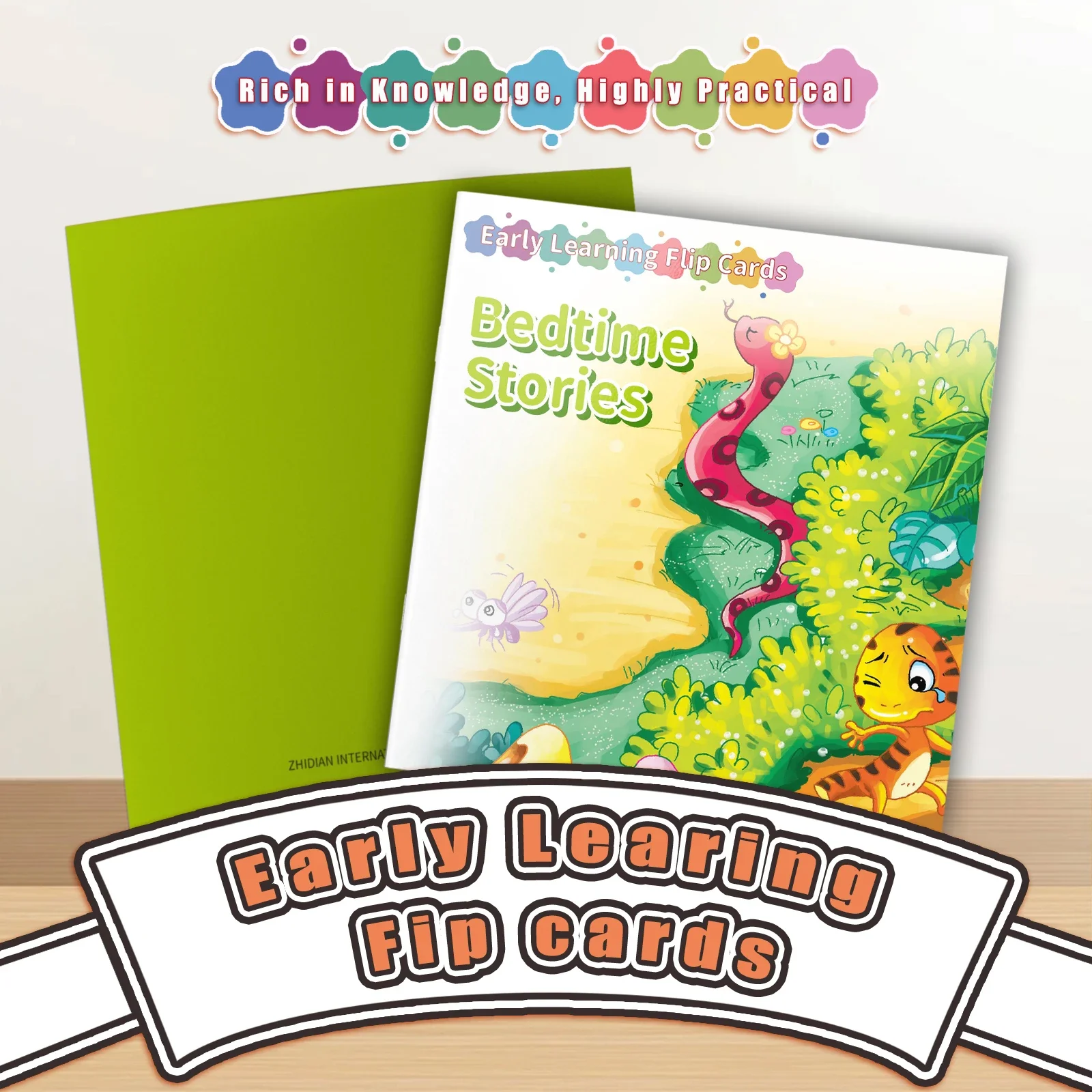 Bedtime Story Card Book - Lively Knowledge Card Book for Early Learning, Educational Cards