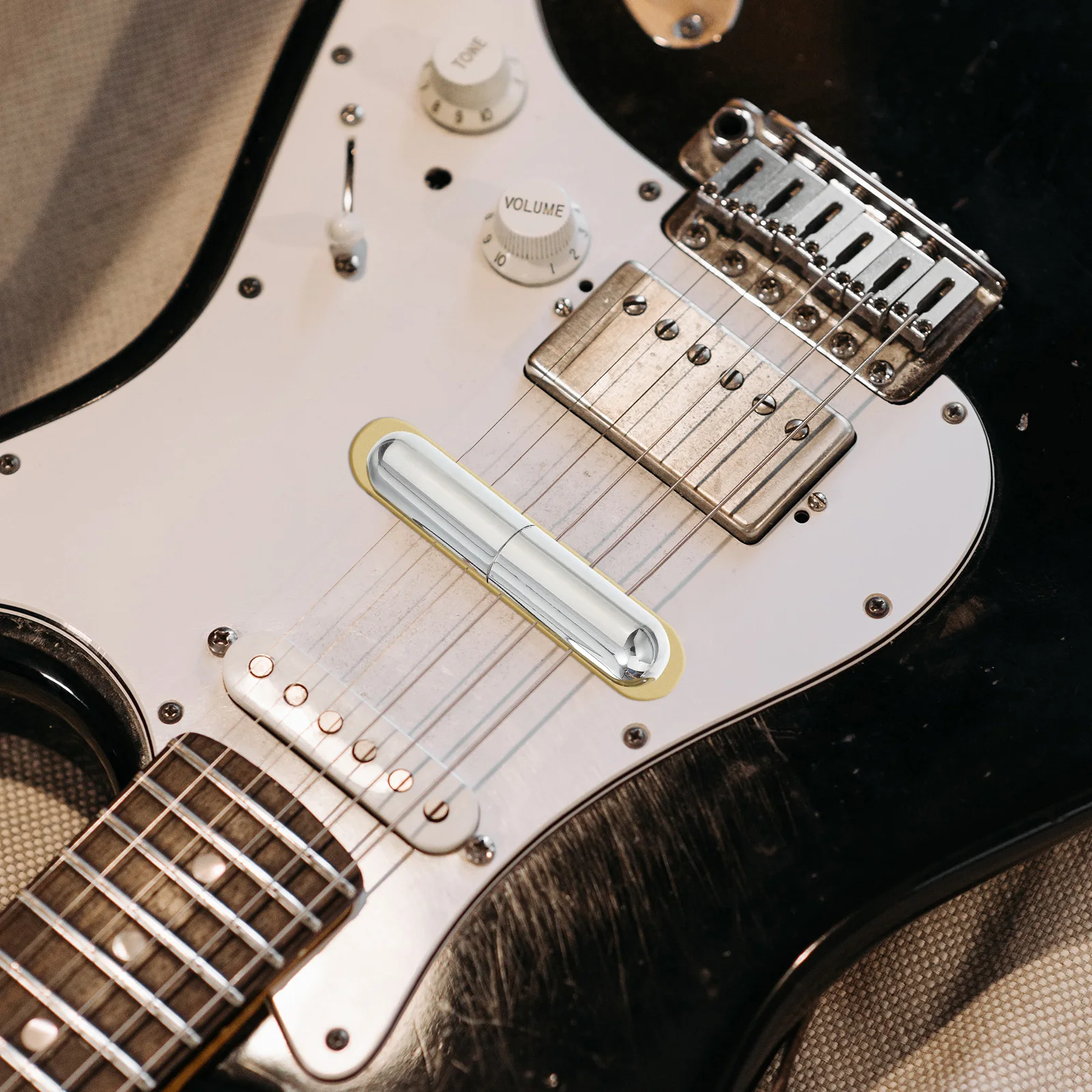 

Chrome Plated Pickup Electric Guitar Lipstick Tube Single Coil for Bass Amplifier