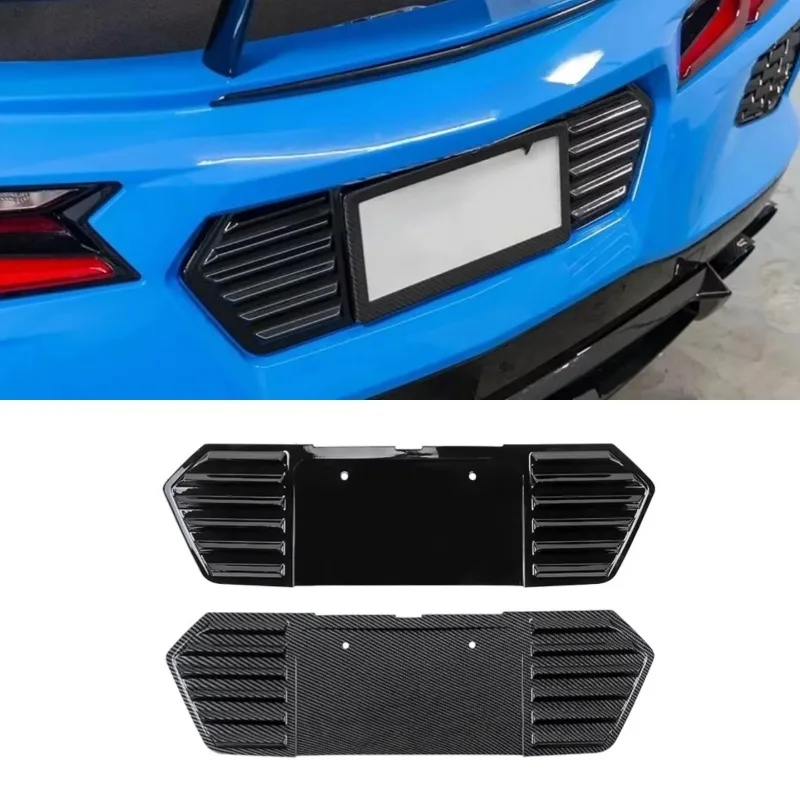 

Car Rear License Plate Holder Decorative Frame For Corvette C8 Z51 Z06