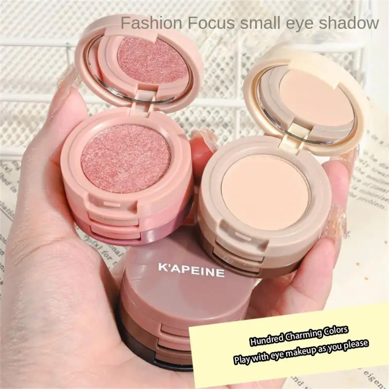 3 In 1 Matte Highlighter Blush Palette Pearly Blush Shiny Silkworm Eyeshadow shime Brighten Face Contour Powder Makeup Palette