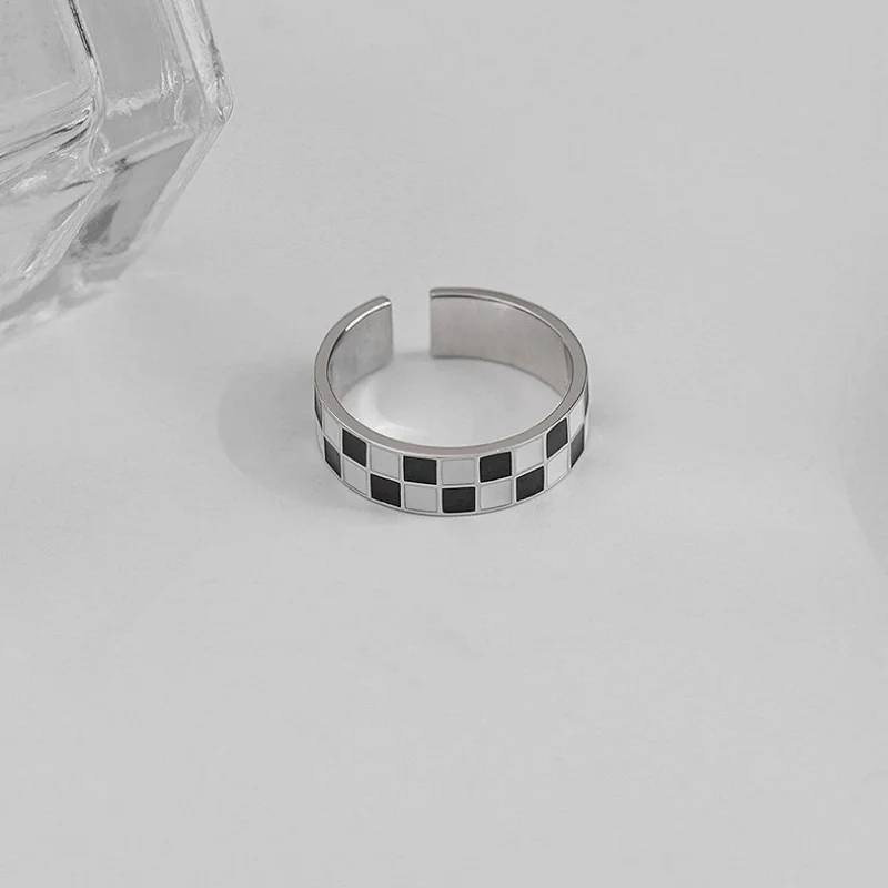 Buyee 925 Sterling Silver Sweet Open Ring Finger for Women Men Excellent Party Fine Jewelry Circle