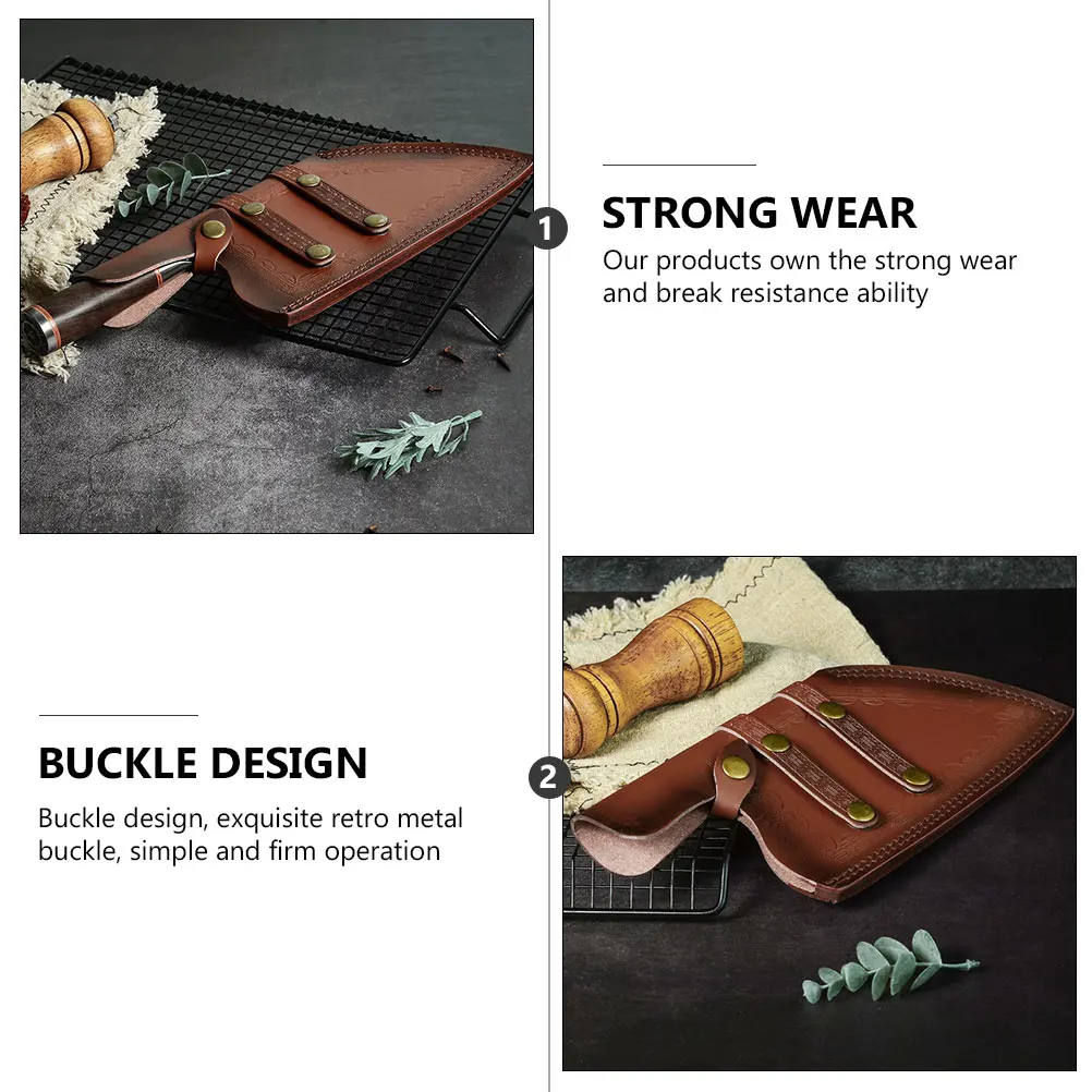 

Knife Sheath Protective Cover Safe Material Lightweight Compact Easy to Use Portable Universal Knives Cover Kitchen