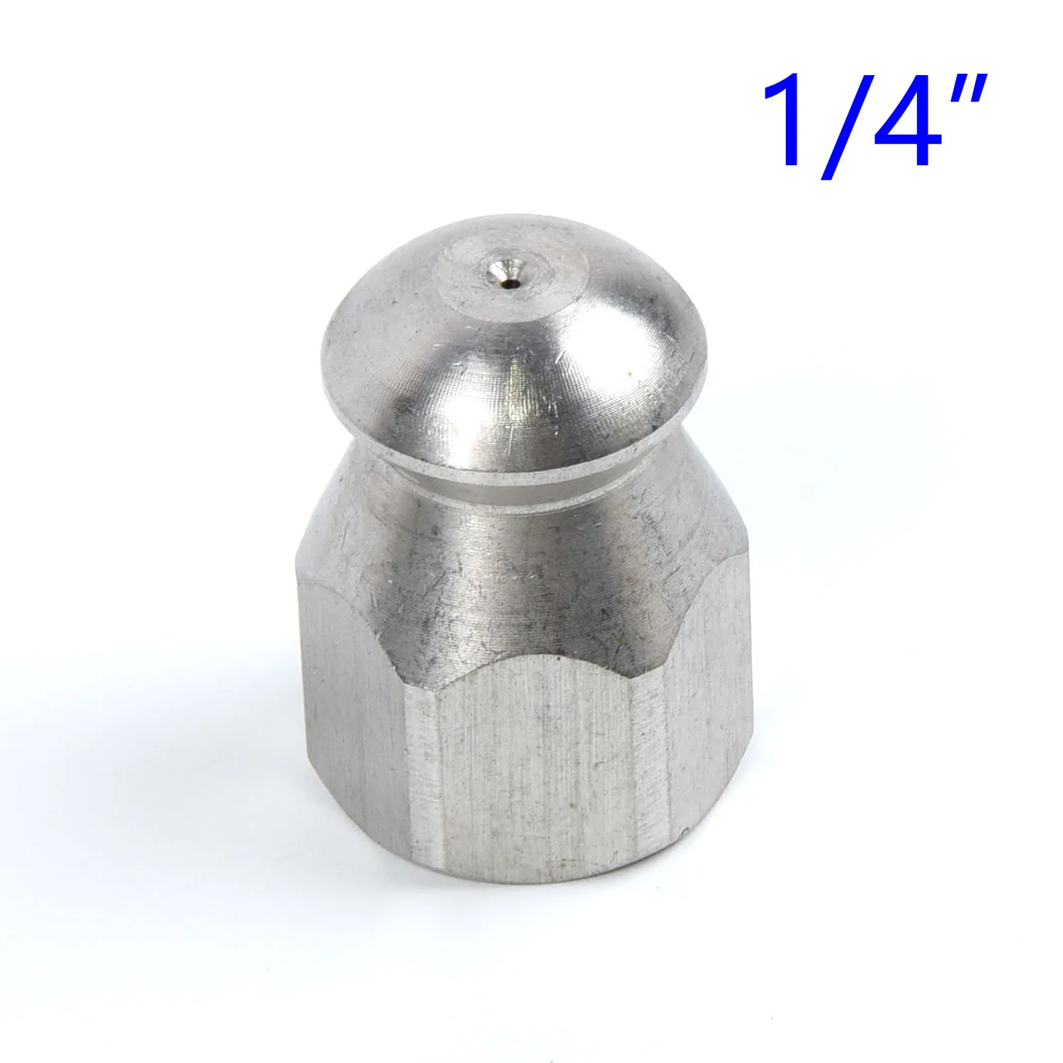 Sewer Pressure Cleaning Nozzle Female Nozzle 1 Forward 3 Rear 1pcs Stainless steel 1/4 inch Washer Cleaning Useful