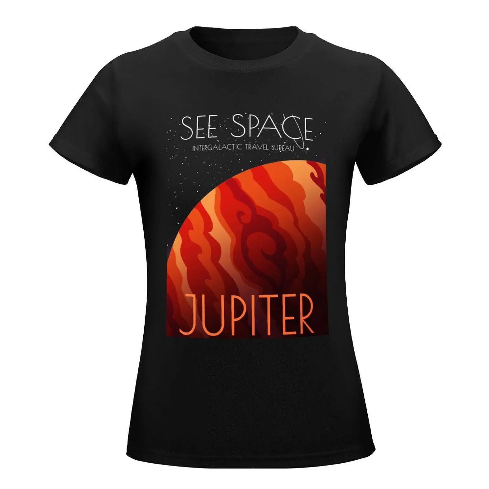 See Space: Jupiter T-Shirt female Aesthetic clothing korean fashion tops Women