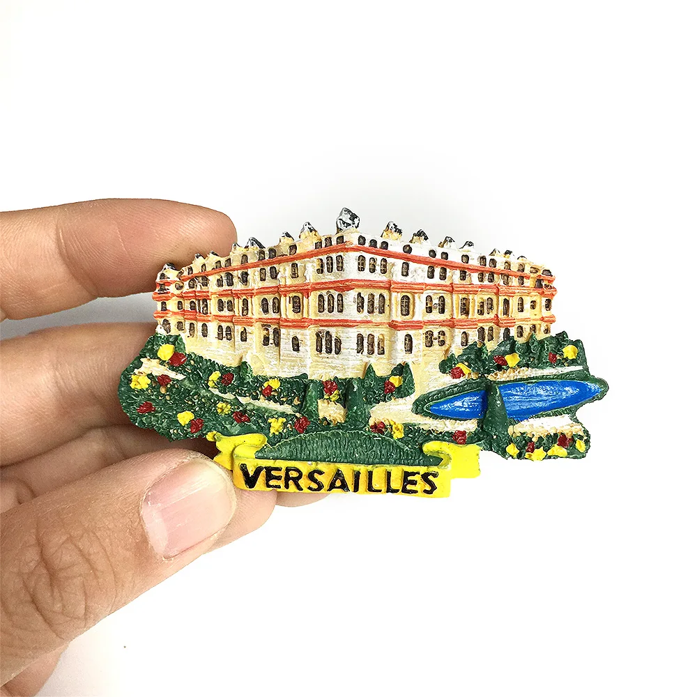 

Resin Material Magnetic Versailles Palace Fridge Magnet - Souvenir Decor for Kitchen, Office, Home