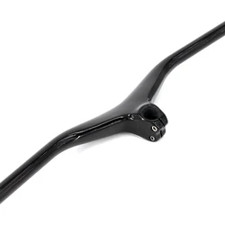 New -17 Degrees Angle Mountain Bike MTB Bar Glossy Matt UD Full Carbon Fibre Bicycle Handlebar And Stem Integrated