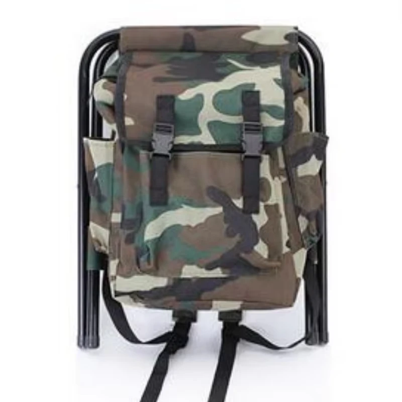 Outdoor Folding Chair Backpack Cooling Chairs Folding Seat Comfortable Portable Backpack Seat Bag Fishing Chair Hiking Stool