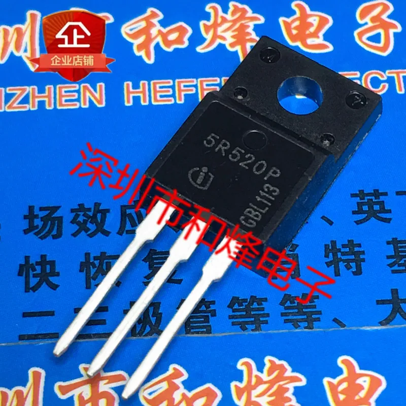 5PCS-10PCS IPA50R520CP 5R520P  TO-220F 550V 4.5A Original On Stock Quicky Shipping