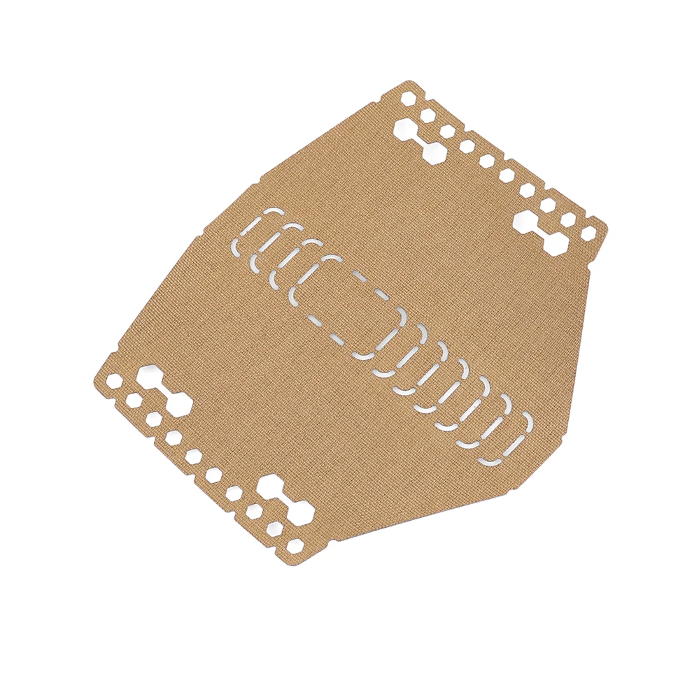 واقي يد تكتيكي مع غطاء حماية مضاد للخدش وواقي يد للسكك الحديدية ملفوف بجلد مزخرف