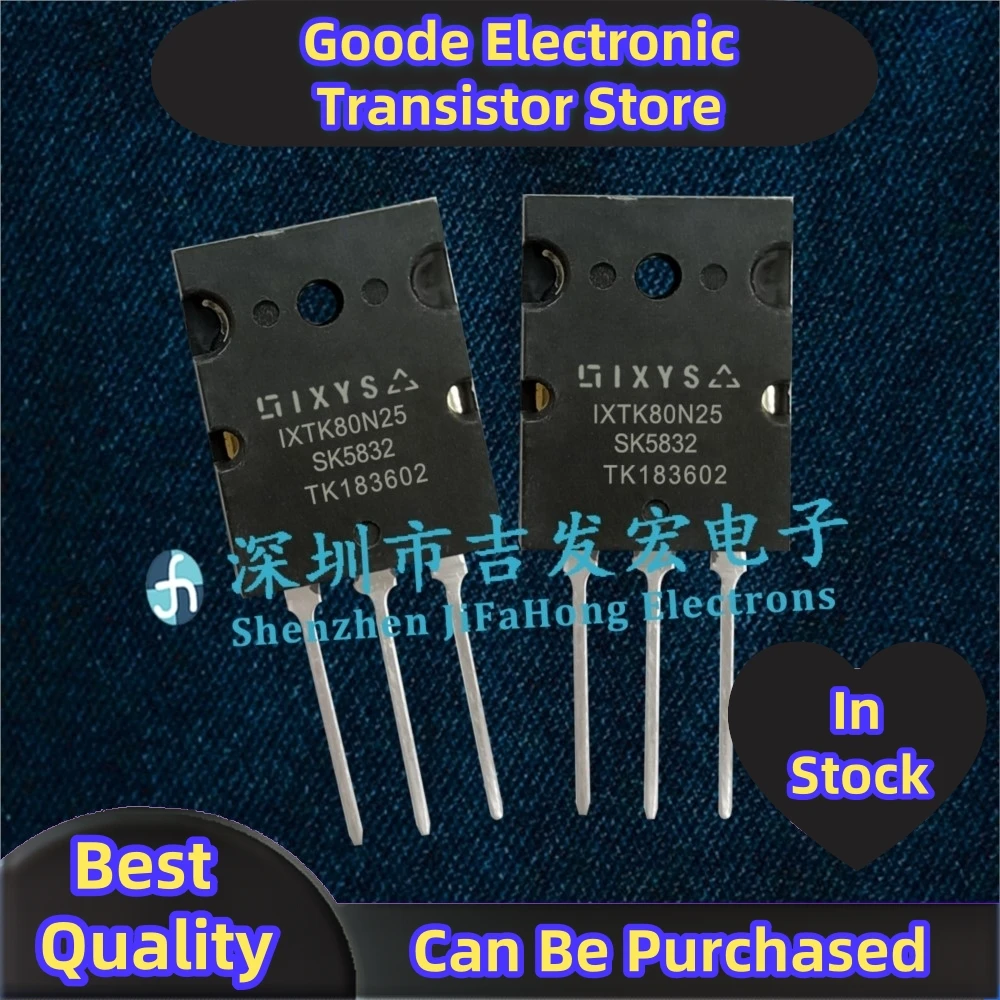 10PCS IXTK80N25  TO-264 250V 80A  10Best Quality   Quality Guarantee Fast Shipping