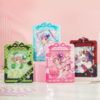 Anime Cartoon Shugo Chara Card Holder Documents Protective Case Storage Bus Campus Meal Card Photo Backpack Pendant Decoration