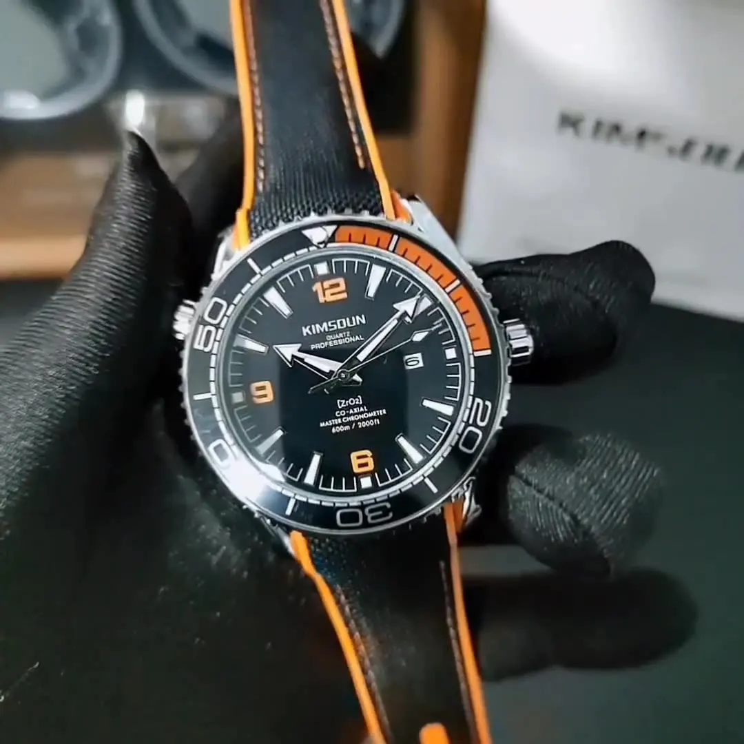 Новые мужские часы, поддельные механические часы, одинаковый стиль Haima, модная лента, календарь, светящиеся, вырезанные, прозрачная подошва, кварцевые часы