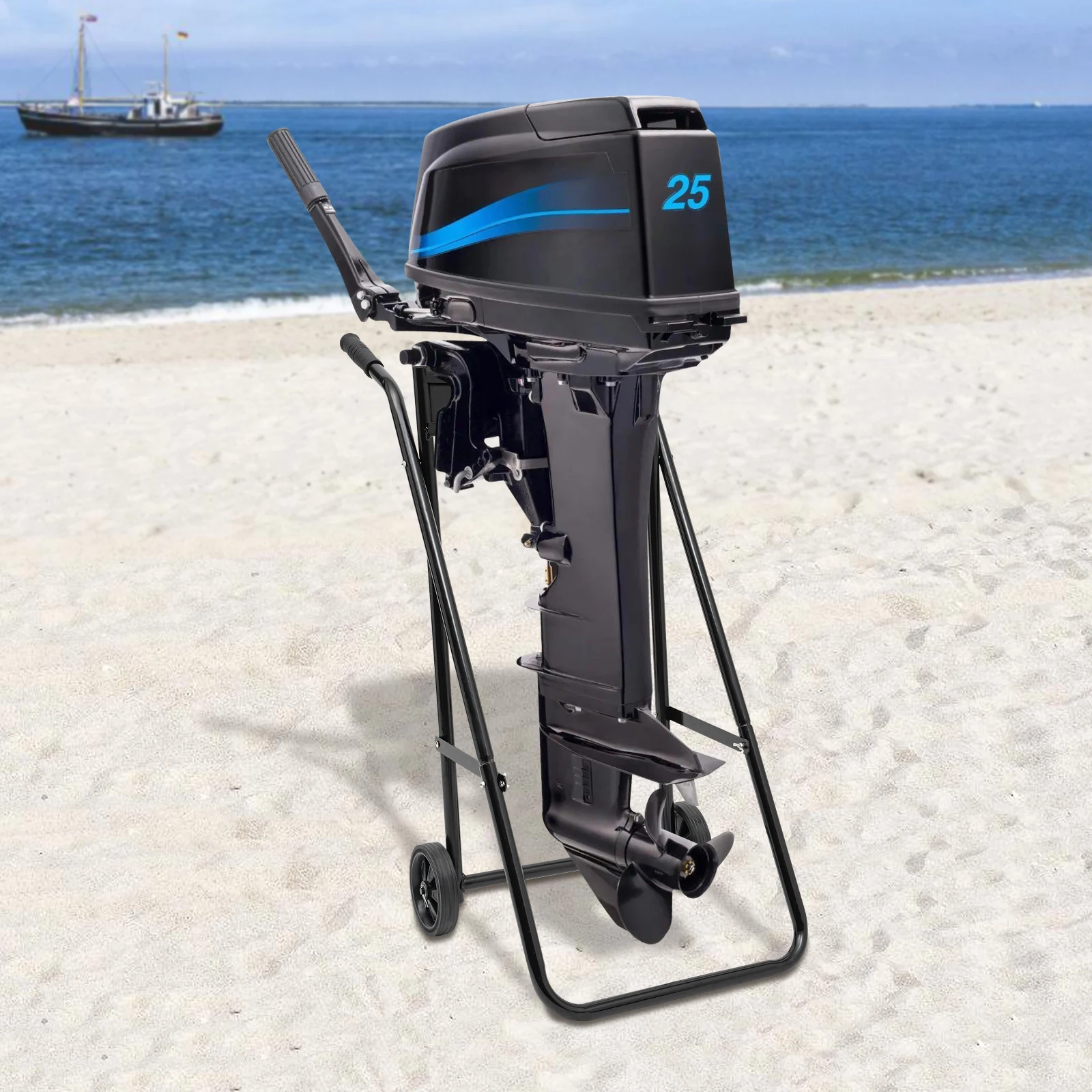 70kg/154lbs Outboard Boat Motor Cart Outboard Boat Engine Carrier Multi Purposed Engine Stand