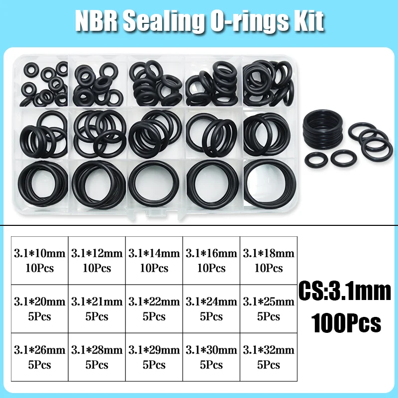 3230x O-Ring Nitril nbr o Ring Dicht scheibe O-Ring von Kfz-Wasserhahn dichtungen öl beständig Hoch temperatur ring – Detail 18