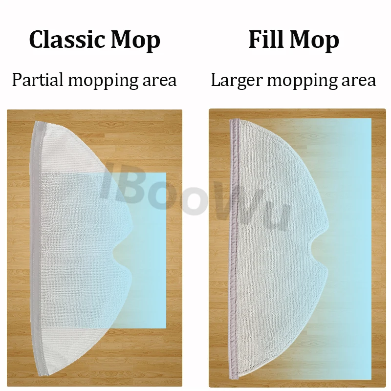 Robot pembersih kain pel kain untuk Xiaomi 1 S SDJQR01RR untuk Roborock S5 Max S6 murni S6 MaxV S5 S51 S50 S55 untuk Xiaowa E25 E35