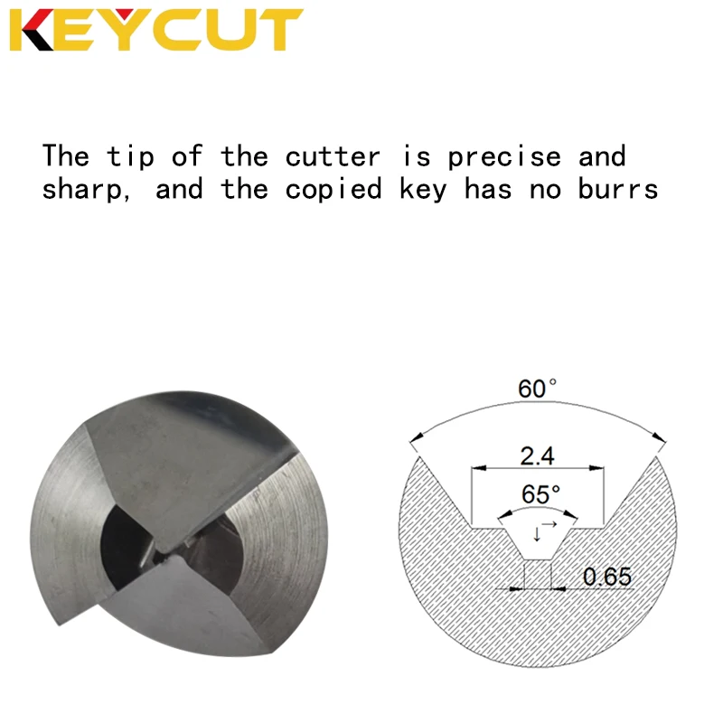 F27 T27 Step Milling Cutter to Cut KESO 2000 S Compatible with SILCA Matrix SILCA Twister II XHORSE XP007 Key Duplicate Machine