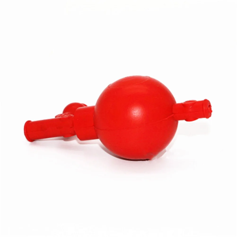 

Three-Way Pipette Filler Red Quantitative Durable Rubber Laboratory Accessory Perfect for Industrial Agricultural Chemistry