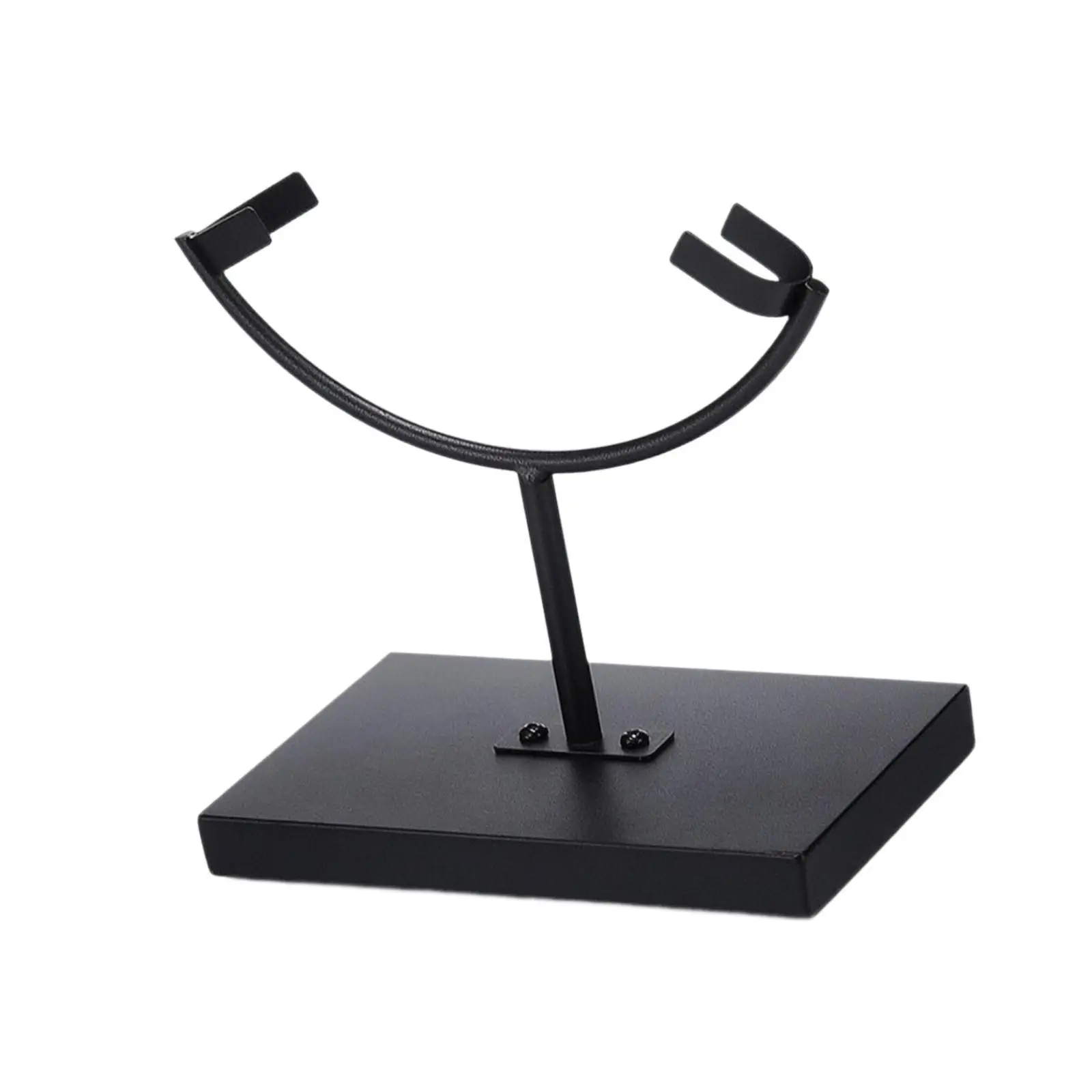 Rock Display Stand Home Decor Two Prong Displaying Metal Arms Crystal Holder Slab Stand Easel Holder for Minerals Home Desktop