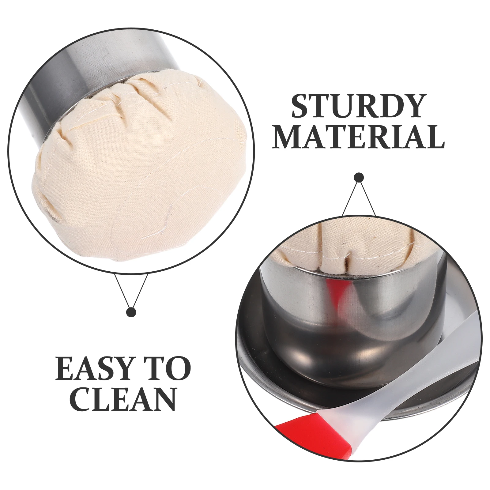 แปรงสแตนเลส 1 ชุด อเนกประสงค์ สำหรับครัว ใช้เช็ดน้ำมัน ทำแพนเค้ก บาร์บีคิว ทนทานต่อการใช้งาน อุปกรณ์ทำครัว