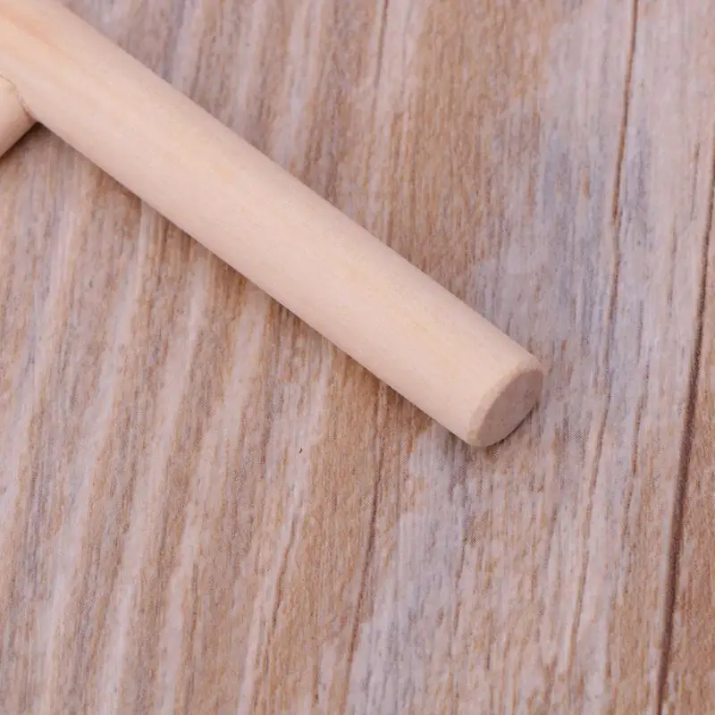 

77JB 1PC for T Wooden Pancake Batter Spreader Rolling Pin Kitchen Tool
