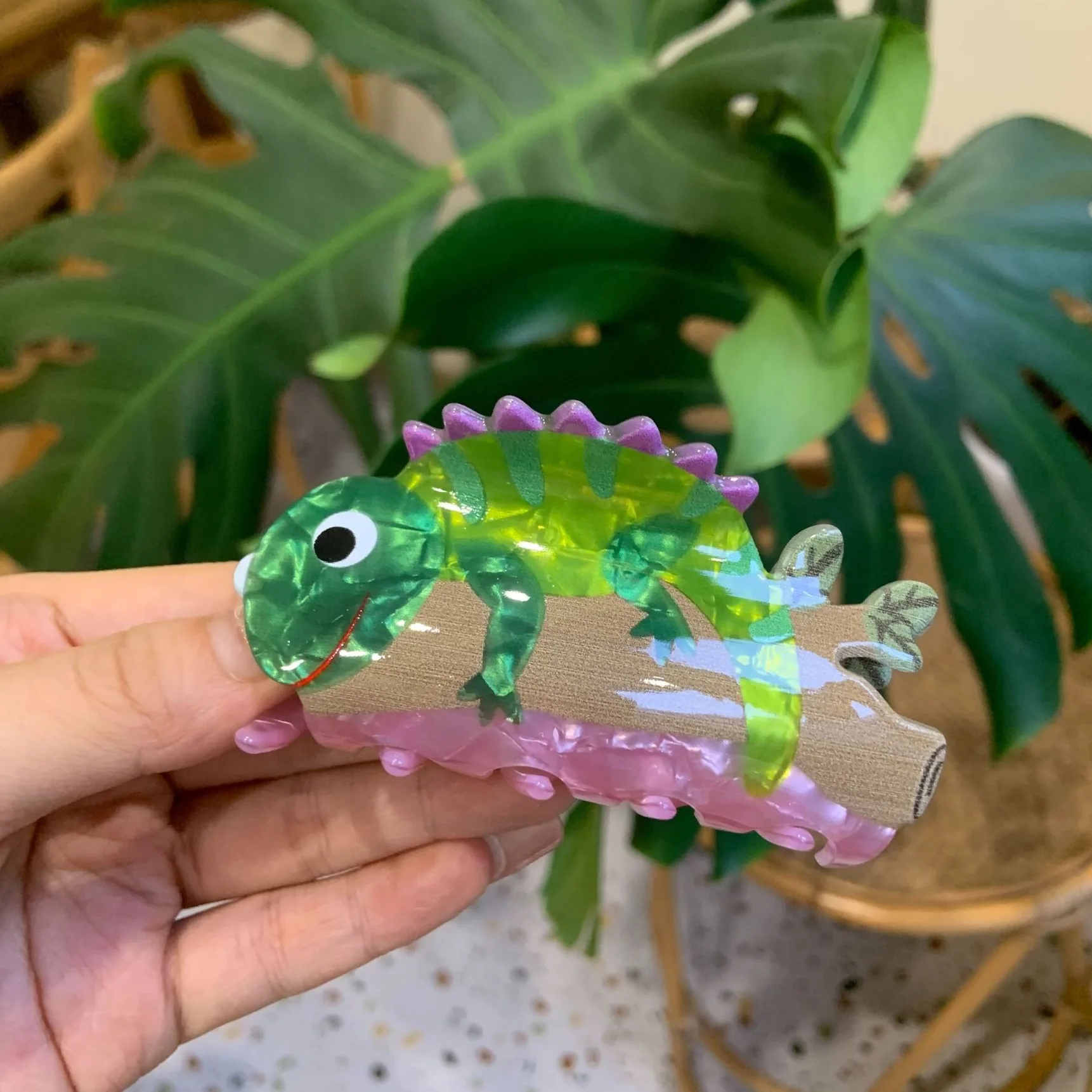 New Cartoon Hair Claw Clips: Animal Sea Turtle, Raccoon, Koala, Ocean Waves Marine Hair Accessories, Shark Clips. view 6