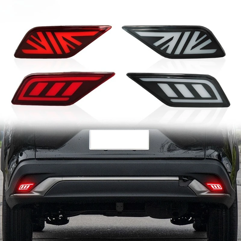 

For Toyota Corolla Cross 2022 2023 2024 2025 Rear Bumper Reflector Light Led Turn Signal Brake Lamp Rear Warning Light