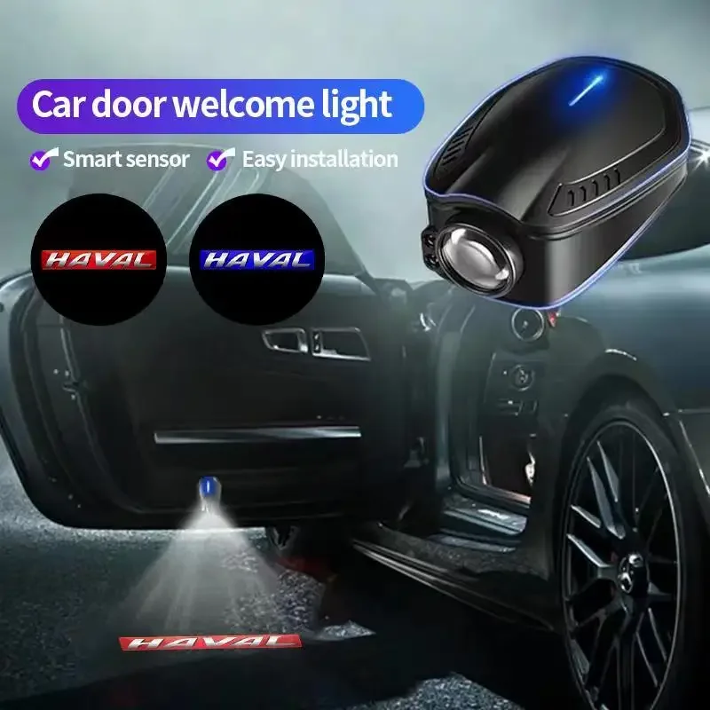 

2pcs LED Car Door Logo Projector Lights Accessory For JEEP MG Honda Citroen Hyundai Skoda MAZDA Opel Peugeot KIA VOLVO Fiat DS