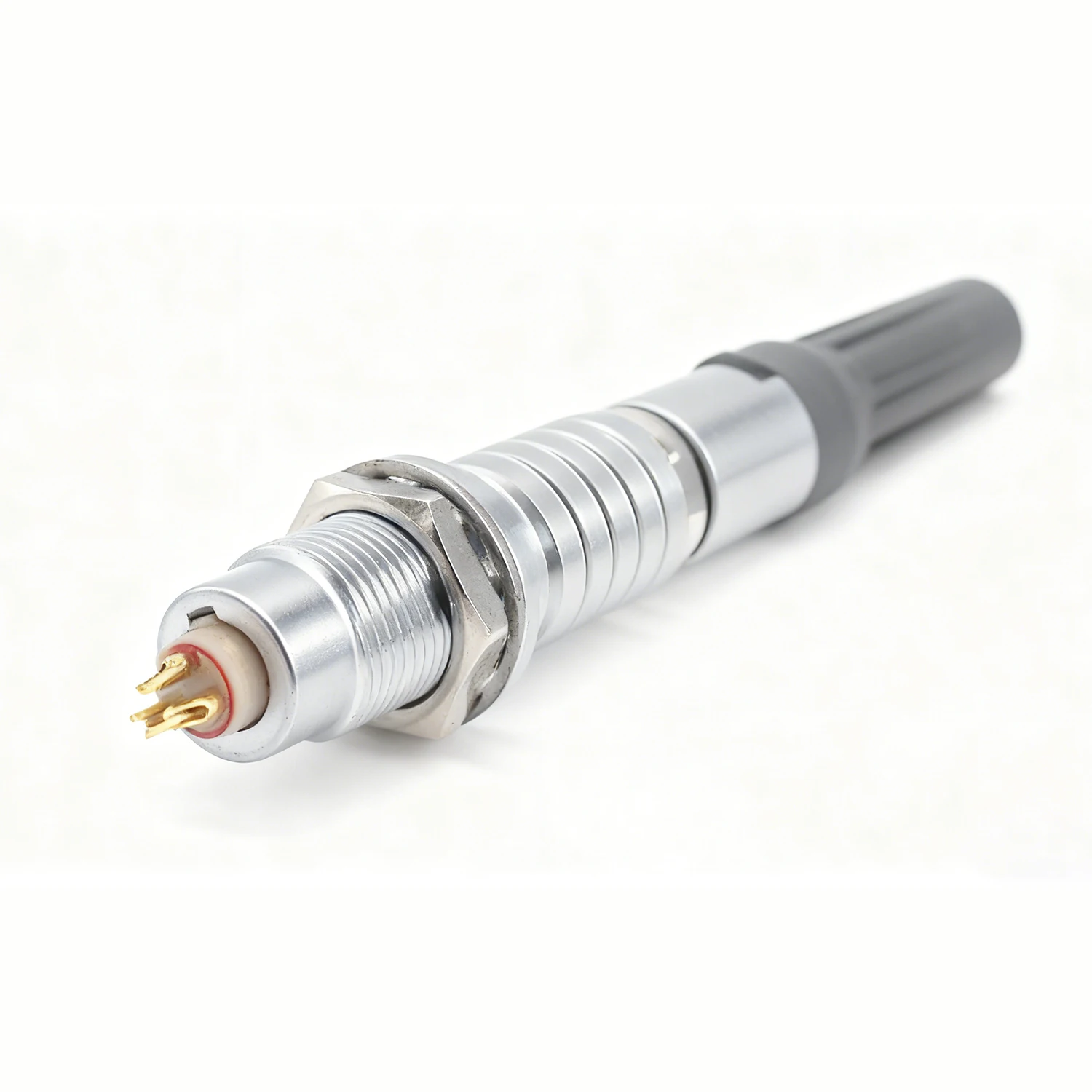 Round metal push-pull female socket  quick plug electrical connector model KNX2T20251210 CN/GUA