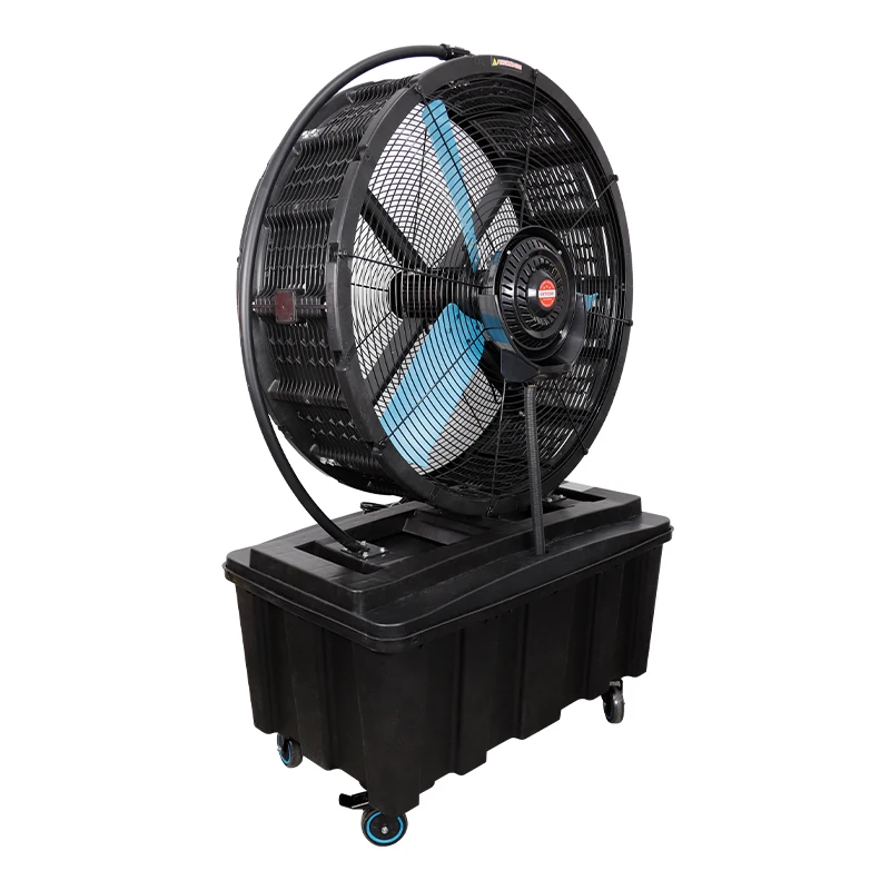 

Mobile Industrial & Commercial Misting Fans Outdoor Water Mist Water Cooling Humidification Water Fogging Cooling Electric Fans