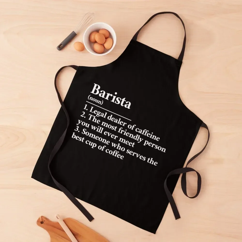 Barista funny definition Apron Kitchen Man Kitchen Handle For Women Apron