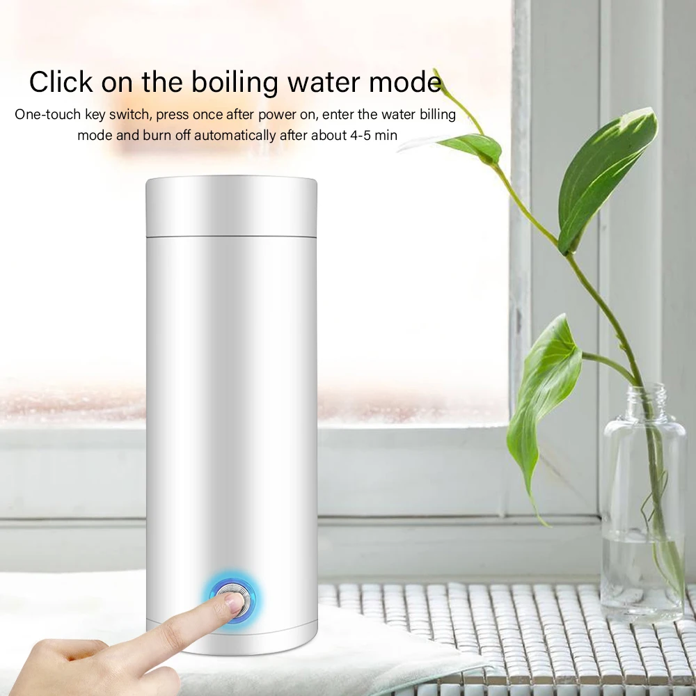 New Xiaomi Youpin Portable Electric Kettle Thermal Cup Coffee Travel Water Boiler Temperature Control Smart Water Kettle Thermos