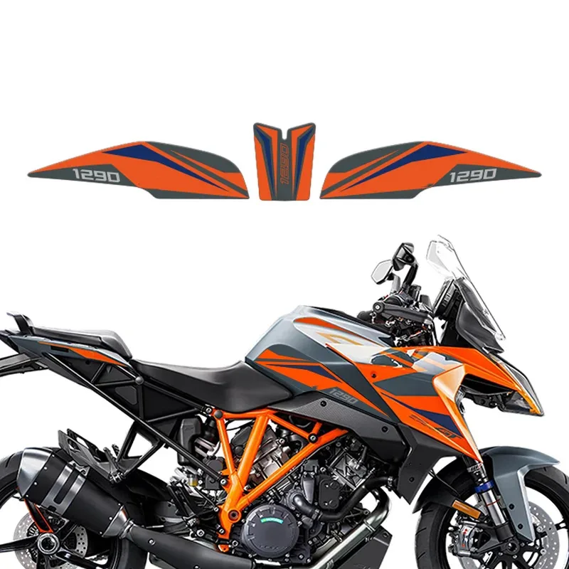 Per KTM 1290GT Cuscinetti adesivi protettivi per ginocchiere antiscivolo per serbatoio carburante moto