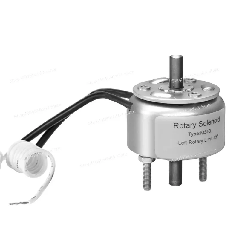 Rotary Electromagnetic Actuator 25°/45° Left Right Turn Limit Solenoid For Egg Sorting Machine