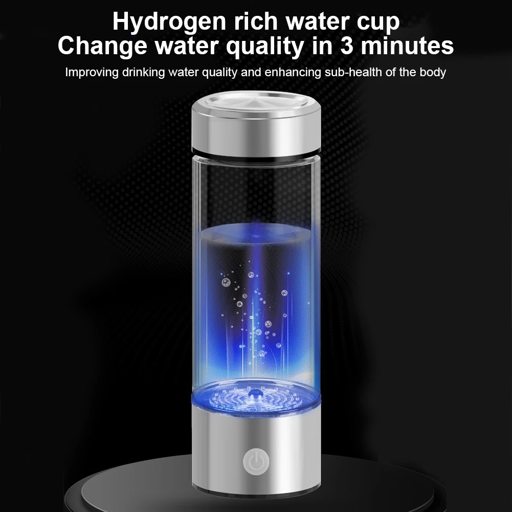 Hydrogen Water Generator Alkaline Maker USB Rechargeable Water Ionizer Bottle Super Antioxidant ORP Hydrogen-Rich Water Cup - Image 3