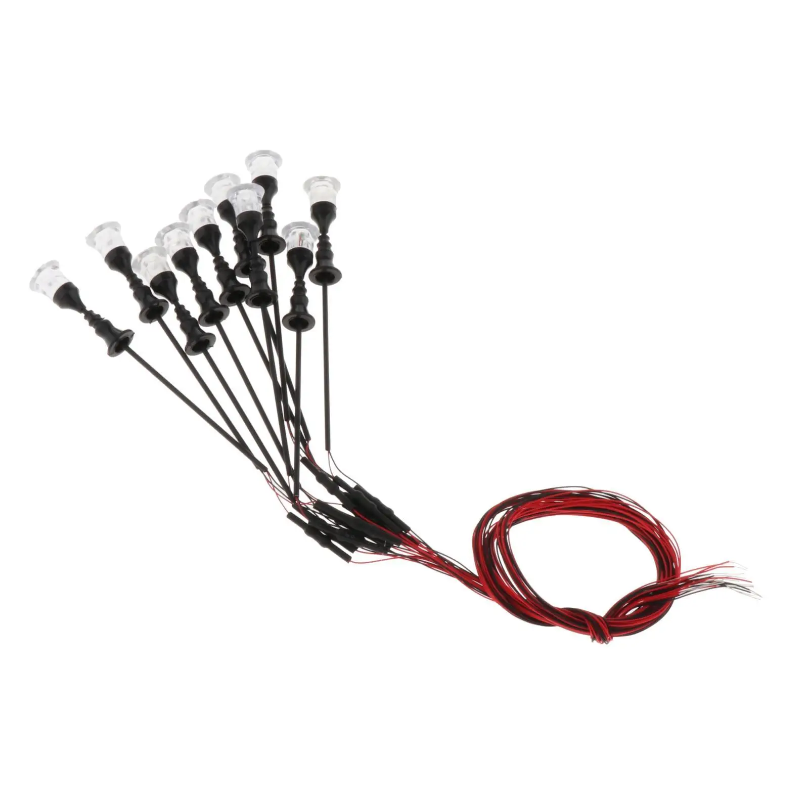 

10pcs 1: 0 Street Lights Railway Park Landscape LED Street Lamp