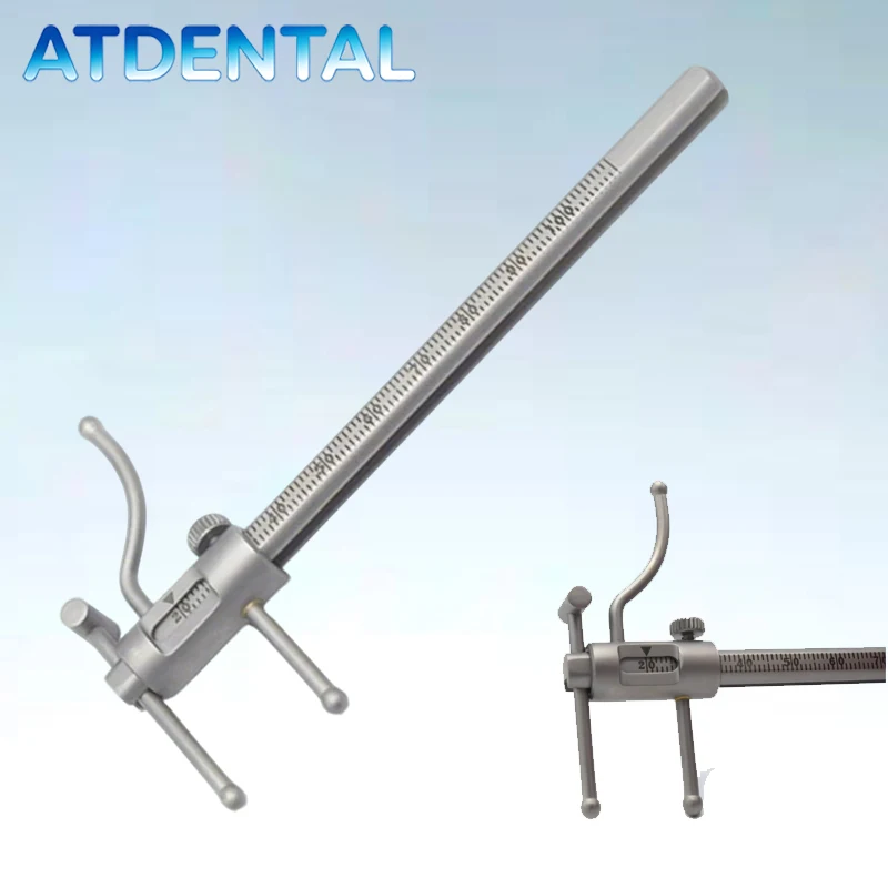

Стоматологический ортодонтический калипер 0-100 мм, измерительный шаблон для имплантации подбородка, линейка для точных измерений, хирургические инструменты для стоматологов