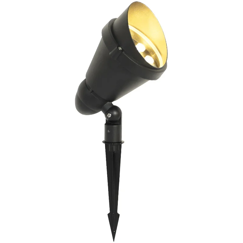 Outdoor Garden Decoration Ip65 12W Lawn Lamp With Large Distance And High-Power Warm White Led Ground Mounted Spotlight