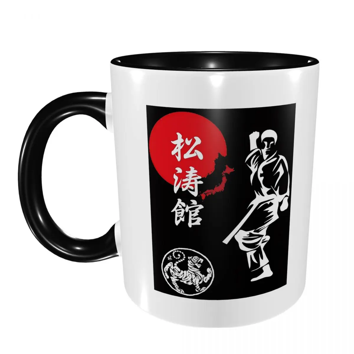 Shotokan Karate Spirit Mug Funny Ceramic Coffee Cups Tea Mugs Milk Cup Drinkware Gift for Woman Man